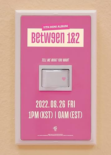 Miniatura 8 de Dreamus TWICE - BETWEEN 1 & 2 11th Mini álbum+Beneficio de preventa+Cartel plegado (criptografía ver.), JYPK1452