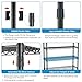 Golpart Clothes Rack Coat Rack Closet Organizers and Storage Laundry Room Organization Heavy Duty Portable Clothing Racks for Hanging Clothes Adjustable Freestanding with Shelves and Wheels Black