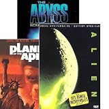 Coffret 3 dvd : planet of the apes (planète des singes) + the abyss + alien