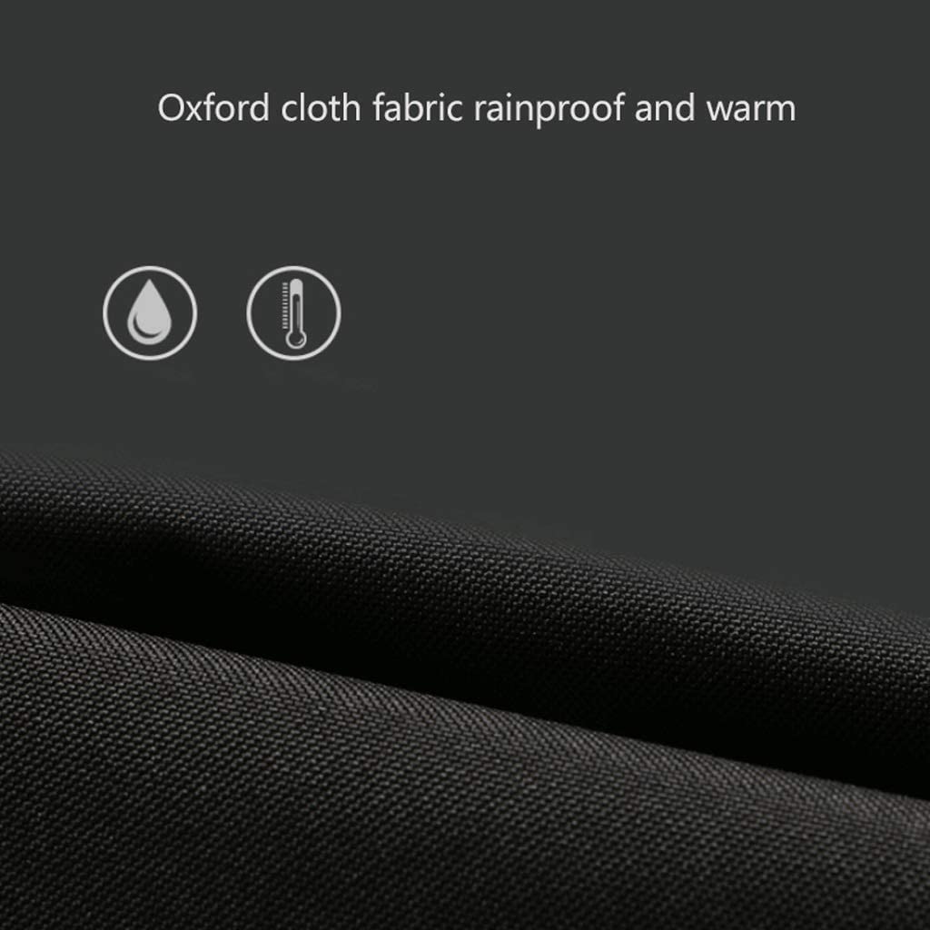 Chalecos Reflectantes de Alta Visibilidad, Chaqueta de Trabajo Ciclista Reflectante Oxford Negro L-3XL(XL)