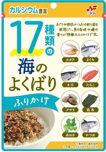ニチフリ食品 17種類の海のよくばりふりかけ 32g
