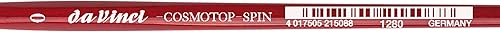 Miniatura 4 de Pincel de acuarela da Vinci Serie 1280 CosmoTop Spin, punta fina de aguja sintética con mango rojo, tamaño 0