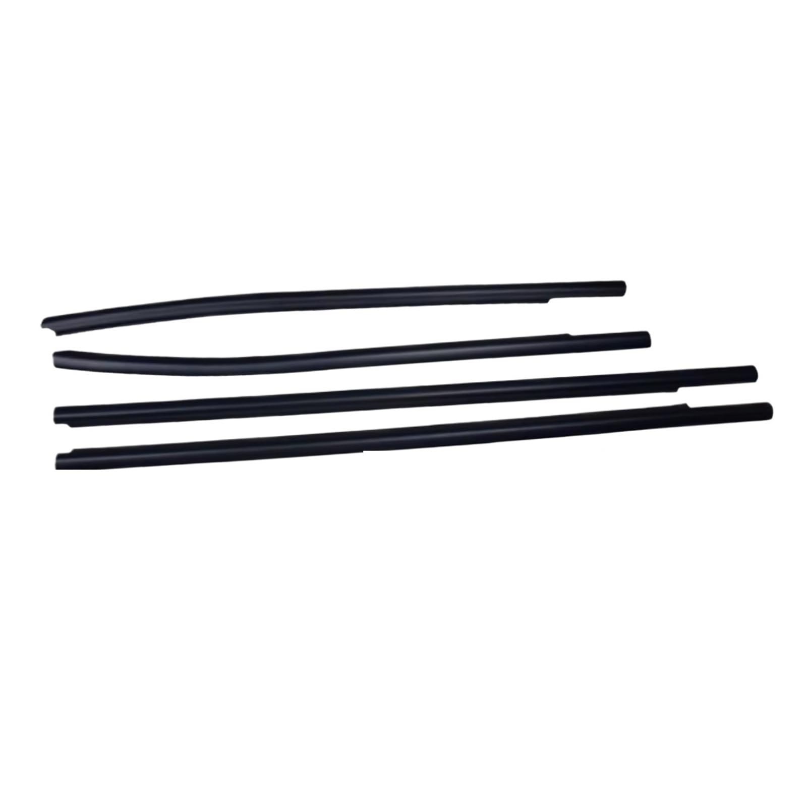 Pbqenxb One Color For Ranger T6 For Px For Xlt 2012-2021 Car Sealing Strips 4Door Outer Window Rubber Seals Weather Strip Outer Window Weatherstrip