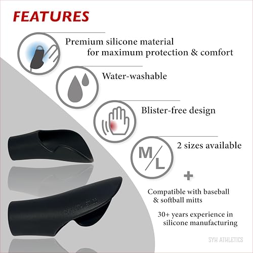 image for SYH Athletics Catcher's Thumb Guard for Baseball & Softball in 2 Sizes