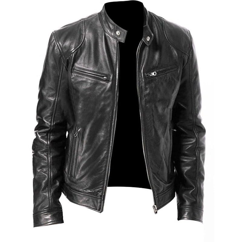 Veste rétro en cuir homme pour vos sorties urbaines et vos virées en ville le week-end
