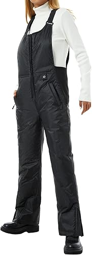 Miniatura 3 de lisenraIn Baberos de nieve para mujer impermeables aislados correa ajustable overol de una pieza para snowboard con bolsillos