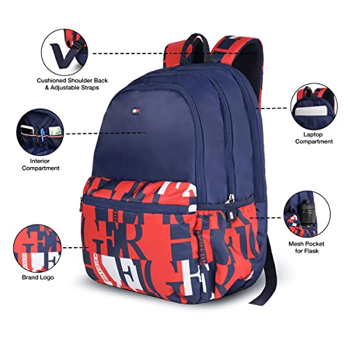 Tommy Hilfiger Elegant Polyester 29L Laptop Backpack For Unisex - Image 7