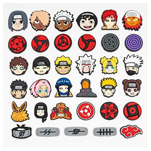 37 PCS Anime Croc Charms, PVC Cute Shoe Charms Anime Charms for Boys Girls Kids Teens Anime Accessories Anime Shoe Decoration Charms Crock Charms for Croc Clog Bracelet Wristband Sandals Slippers