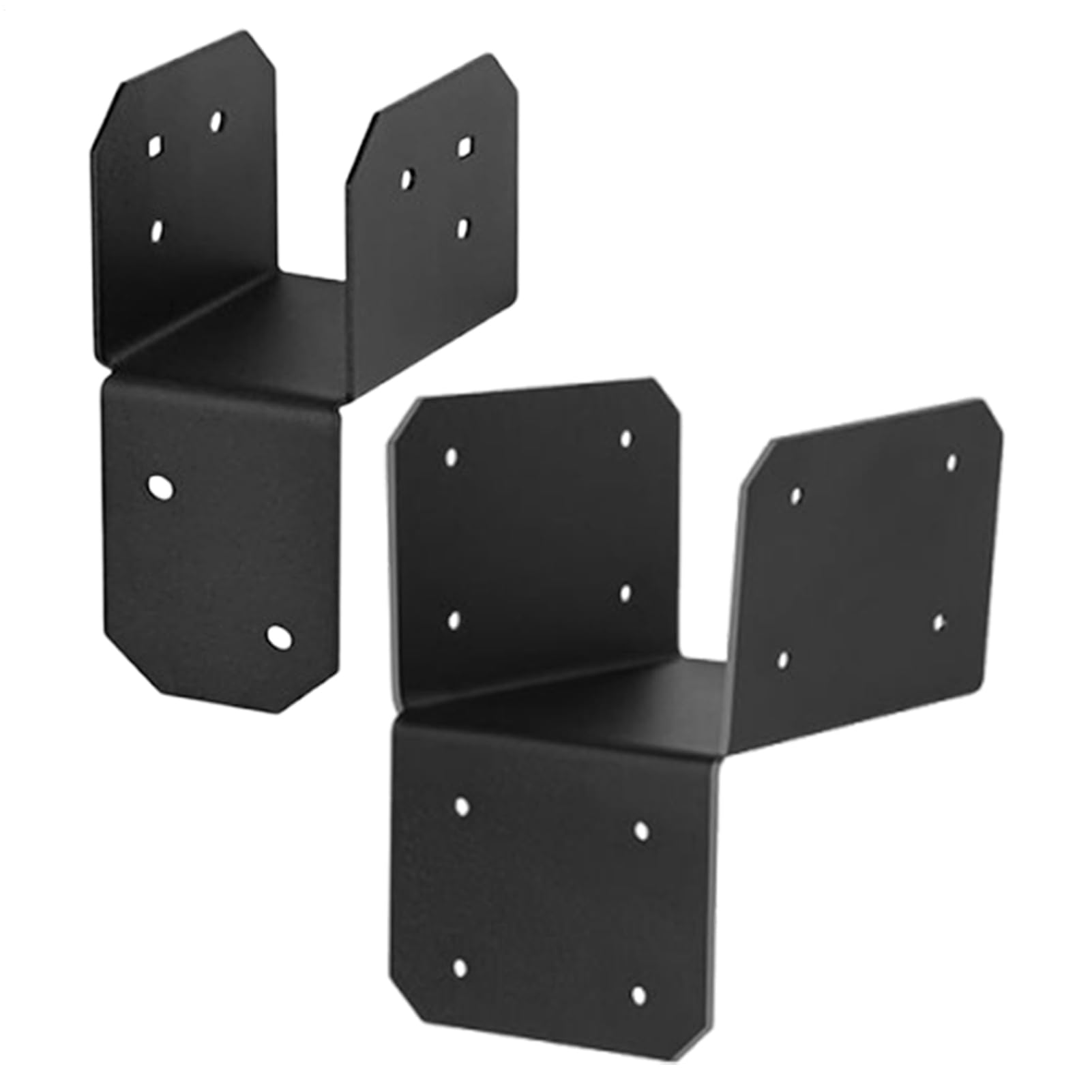 Supporti per 4x4 Legno 4 Pezzi Connettore Paletto Trave Aggancio Tetto | Rinforzo per Carichi Pesanti per Travi ad Alta Resistenza per Patio Carport Giardino Gazebo Recinto