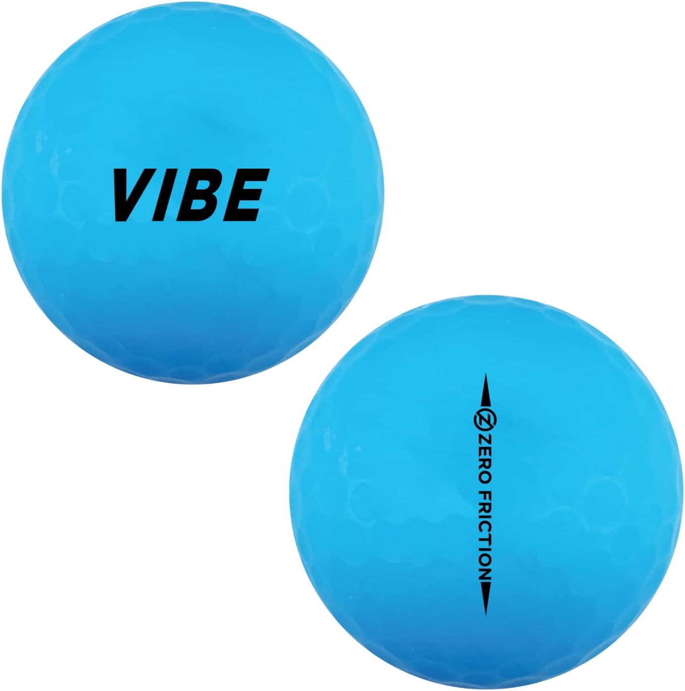 Zero Friction Vibe Colored Golf Balls - 36 Pack