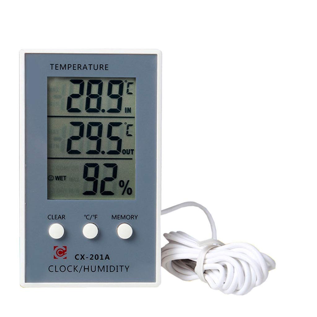 Thermomètre LCD PNAWLLCF-65 capteur humidité contre moisissure maison
