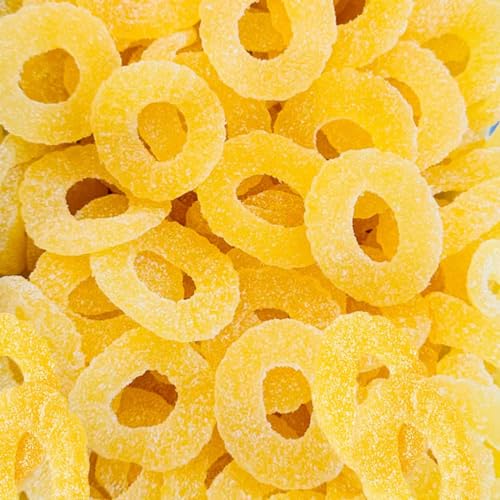 FirstChoiceCandy Gummy Fruit Candy (Pineapple Rings, 2 Pound (Pack of 1))