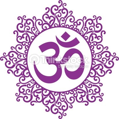 KaaHego Om Religious kho106 Pooja Rooms,Yoga Rooms Wall Sticker Vinyl(Purple)