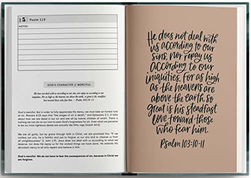 Image of The Bible in a Year: A Guided Bible Study Reading Plan to Read the Bible in 52 Weeks (Premium Hardcover Keepsake Edition)