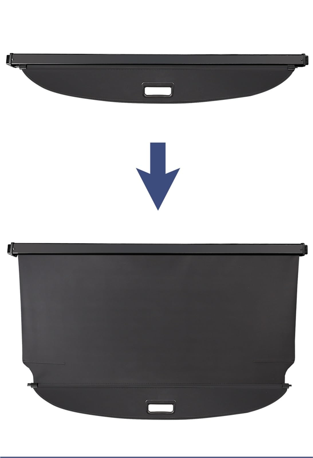 Versenkbare Trunk Cargo Abdeckung Für Toyota Für BZ4X 2022 + Paket Rack wasserdichte Schild Privatsphäre Auto Zubehör Gepäckraumabdeckung