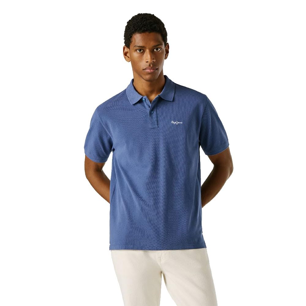 Pepe Jeans Herren Oscar Poloshirt Marineblau