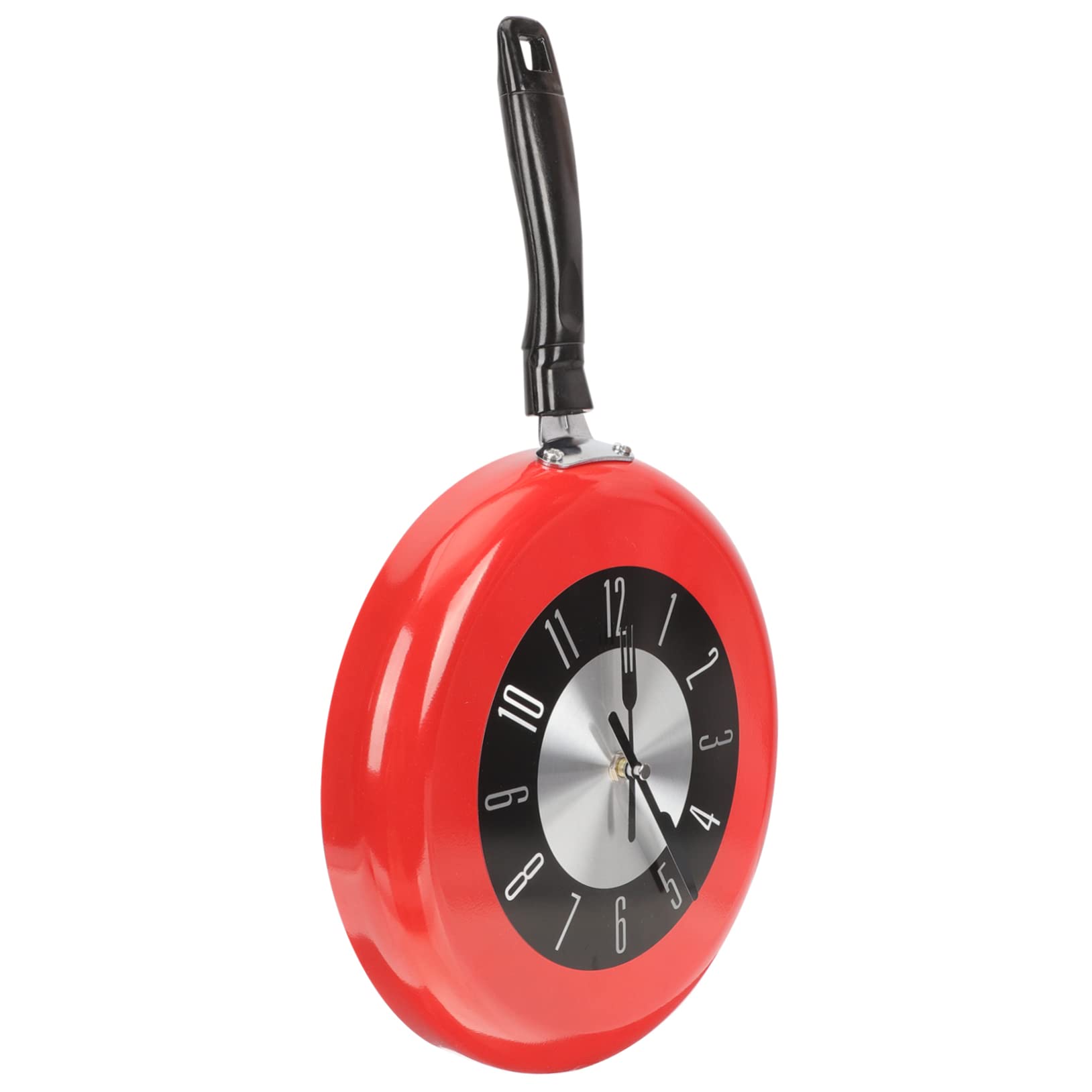 Horloge Murale Cuisine Sans Bruit en M&eacute;tal Po&ecirc;le D&eacute;co Horloge Silencieuse