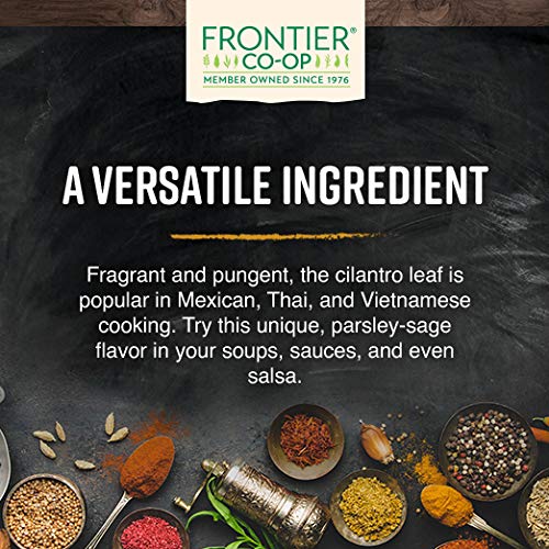 Frontier Co-Op Organic Cut & Sifted Cilantro Leaf 1Lb #TOP2
