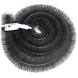 Hedgehog Gutter Brush Leaf Guard 125mm x 4m Length Black