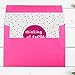 JAM PAPER A7 Colored Invitation Envelopes - 5 1/4 x 7 1/4 - Ultra Fuchsia Hot Pink - 25/Pack