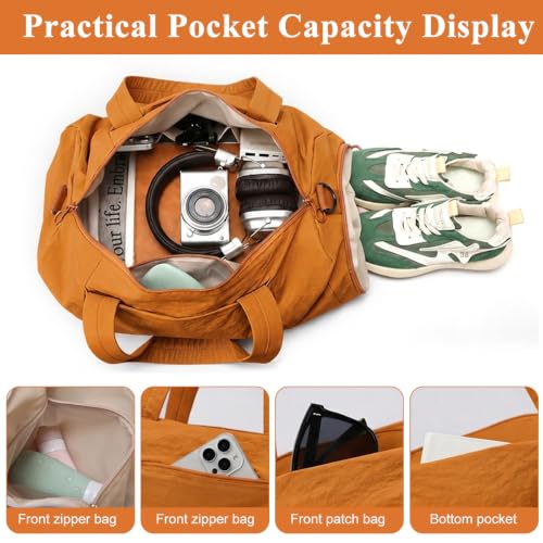 Image of PALAY Gym Bag Duffle Bag with Wet Dry Section and Slot for Women