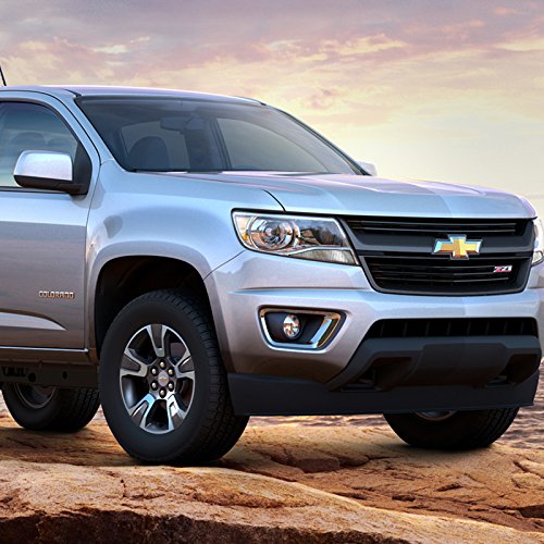 Spec-D Tuning Clear Driving Fog Lights + Bulbs Compatible with 2015-2017 Chevy Colorado L+R Pair Assembly