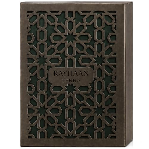 Image of RAYHAAN Terra - Spicy, Woody, Amber, Oriental - Eau de Parfum Spray Long-Lasting Fragrance for Unisex, 3.4 Ounce / 100 ml