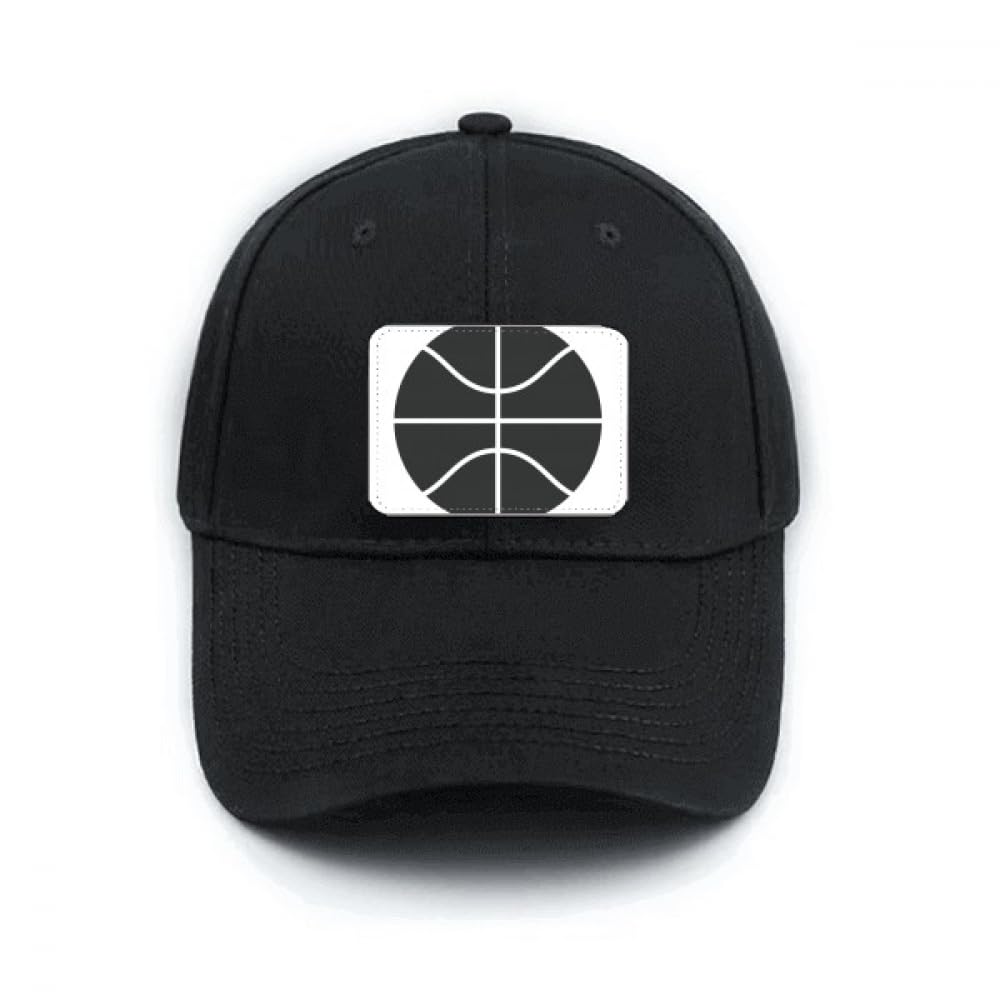 Casquette de baseball noire réglable classique style urbain motif géométrique - 4