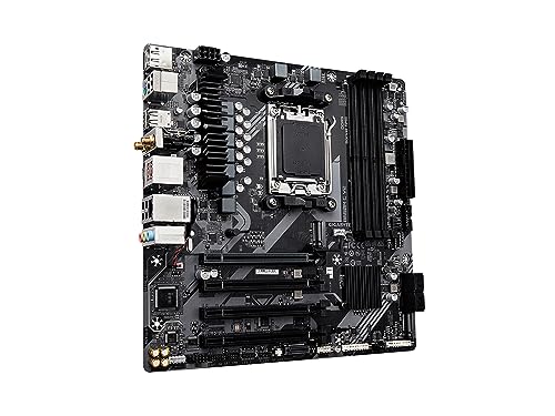 GIGABYTE B650M C V2 (AM5/LGA 1718/AMD/B650/Micro-ATX/5 anni di garanzia/DDR5/PCIe 4.0 M.2/PCIe 4.0/USB 3.2 Gen1 Type-C/1GbE LAN/scheda madre) - Scheda madre - Immagine 2