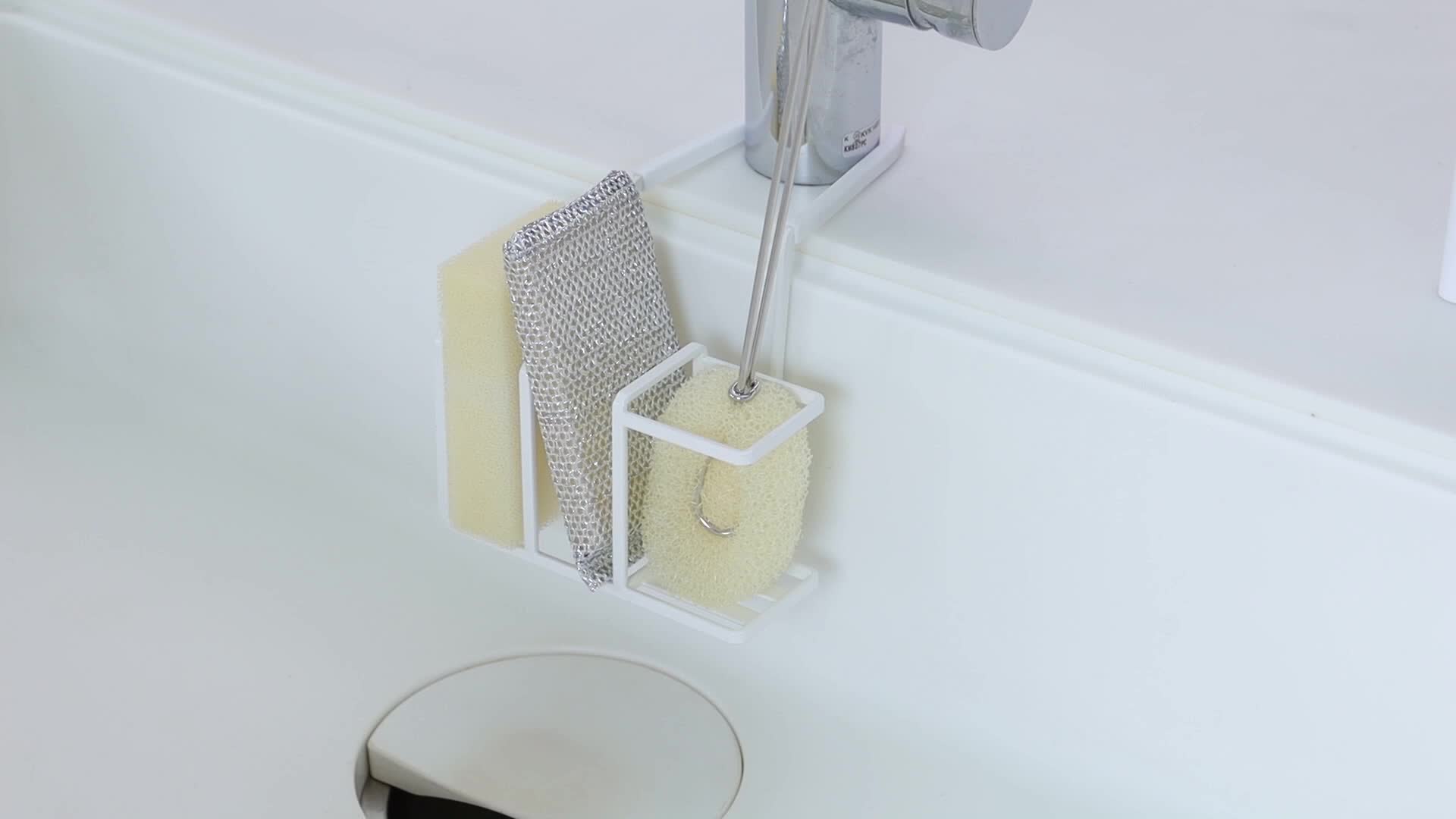 Amazonベーシック スポンジ&ブラシホルダー スモーク Amazonベーシック スポンジ&ブラシホルダー スモーク Amazonベーシック