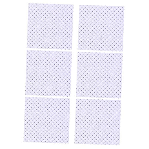 Veemoon 6pcs Cotton Embroidery Fabric Quarters DIY Cross-Stitch Cloth Linen Fabric for Beginners Embroidery Kit