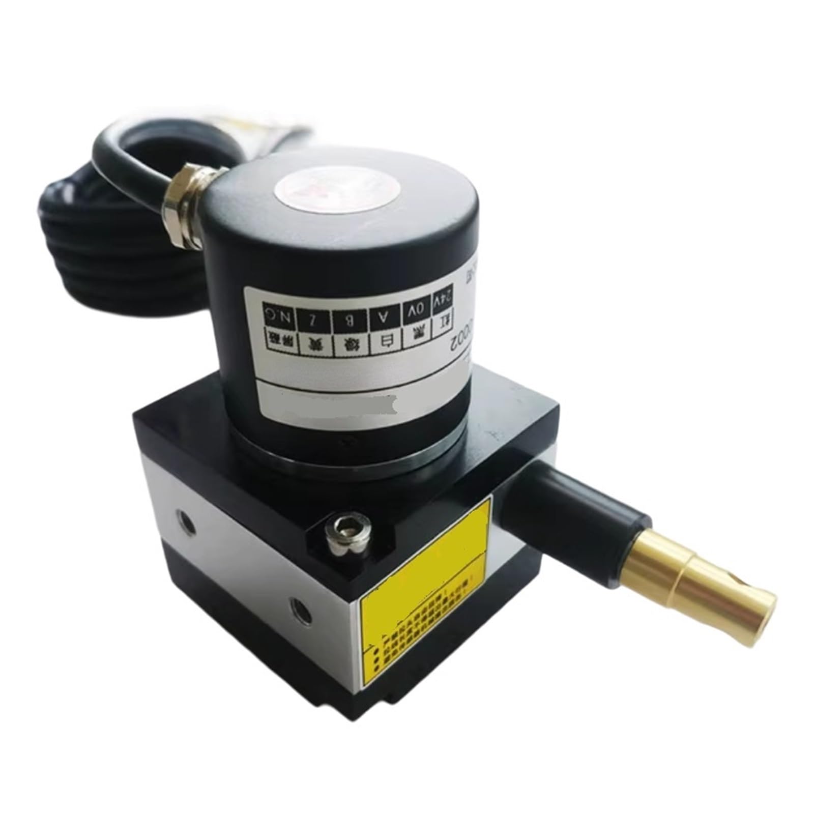 Potentiomètre de déplacement à câble de traction de 1500mm, capteur de câble de traction, codeur de position linéaire, transducteur de chaîne(0-10V)