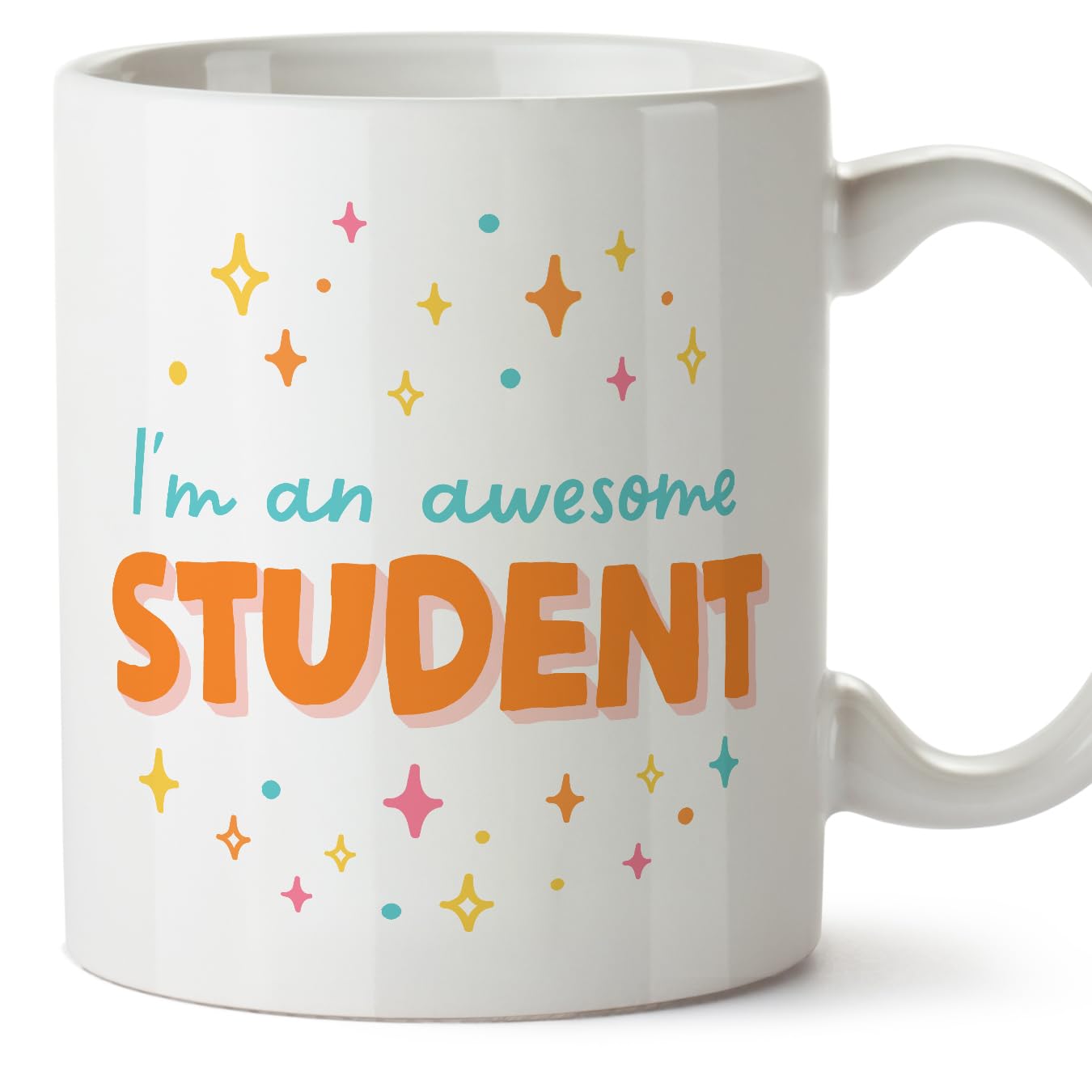 MUGFFINS Student Woman Mug - in English - I'm Awesome! - Funny Gift for Colleagues - Ceramic 11oz Mug
