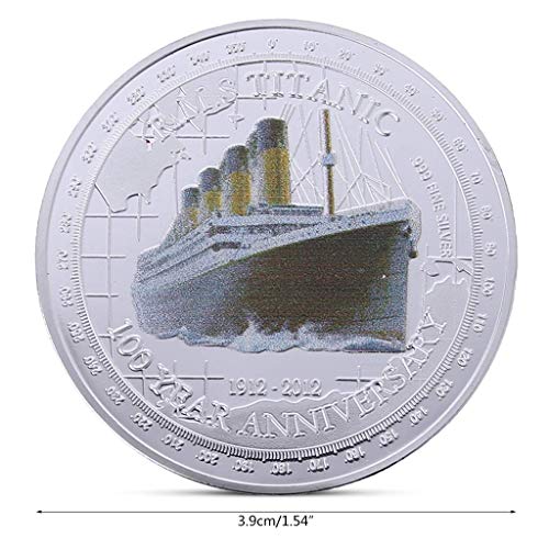 HARMILIY Titanic Münze 100-jähriges Jubiläum Gute Qualität Münze GEDENKMÜNZE & zum Sammeln Geschenk