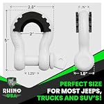 Rhino USA 3/4" D Ring Shackles (2-Pack) - 41,850lb Break Strength - Image 5