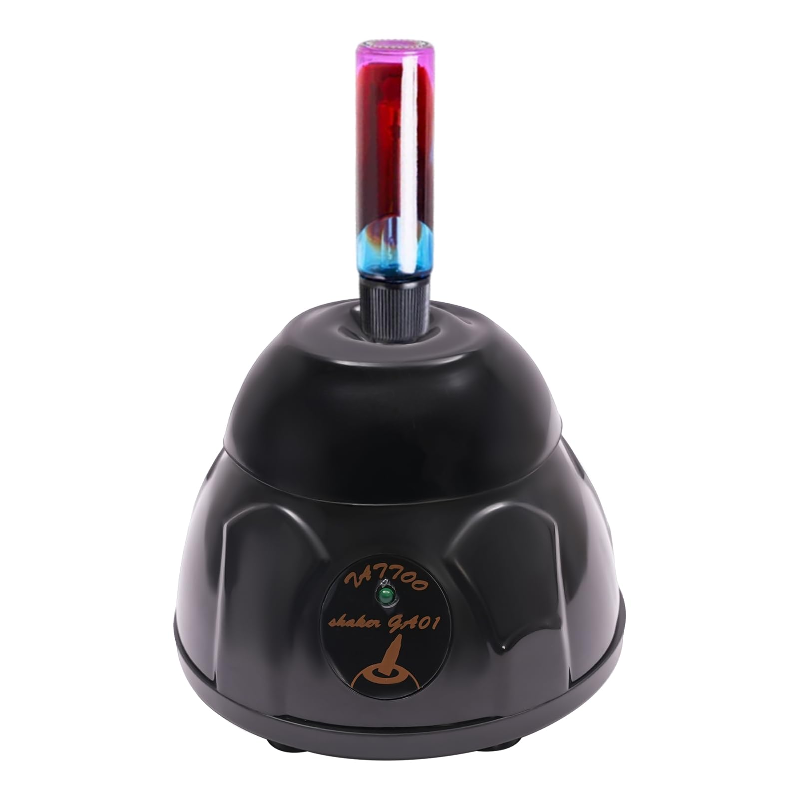 Vortex Mixer,Paint Shaker für Nagelstudios,Leistungsstarker Shaker mit 5200 U/min, Mehrzweck Mini Vortex Mischer, Elektrischer Pigmenttintenmischer (Schwarz)