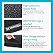 BodyTech Bike Exercise mat Perfect for Spin Bike, Massage Chair Equipment mat with Protection Shock Absorption Non-Slip 5ft x 3ft x 1/3 inch Thick Black BTS02CM003A