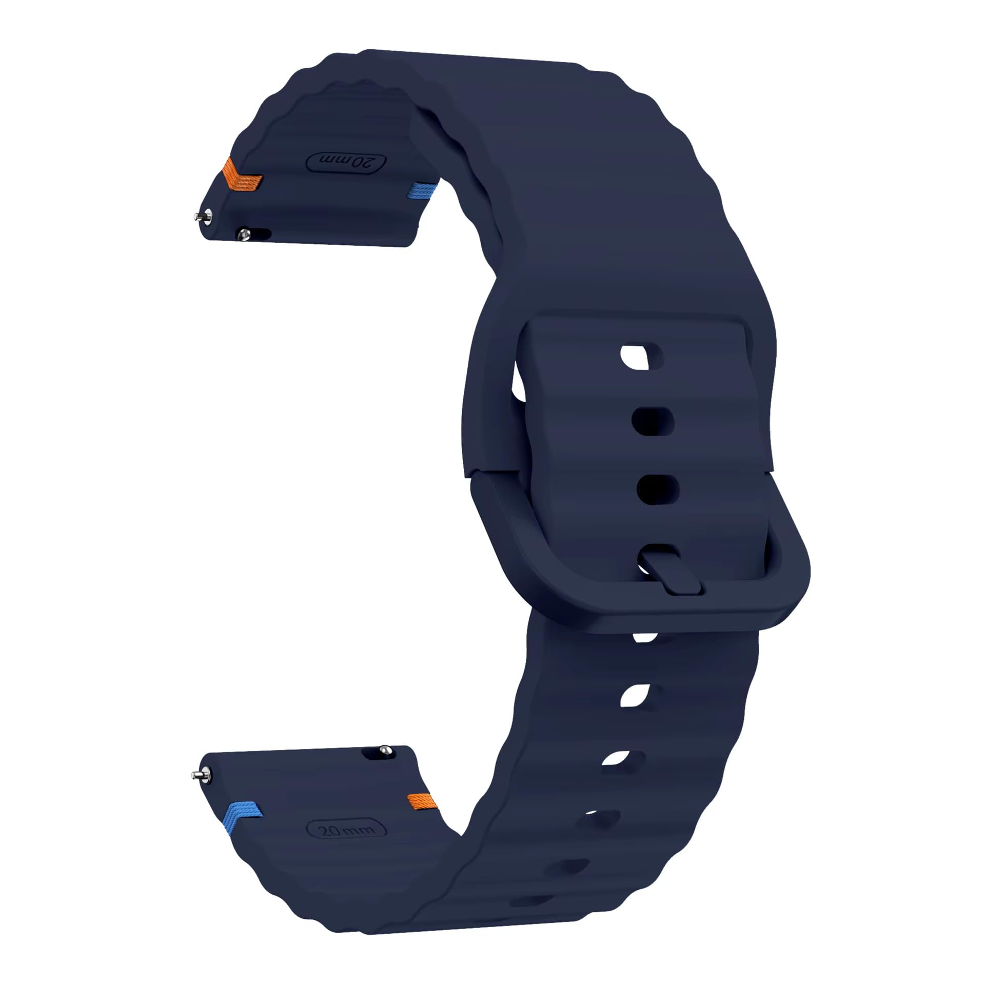 Valente 22mm Silicone Sport Strap – Comfortable & Rugged Replacement Band for Smartwatches-picture-29