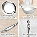 Zulay Kitchen Stainless Steel Soup Ladle – Lightweight, Strong & Durable Metal Ladle – Easy to Use, Comfortable Grip, Heat Resistant & Dishwasher Safe – Perfect for Home Cooks & Chefs (13