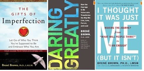Brene Brown's 3 Book set: I Thought It Was Just Me (but it isn't):Daring Greatly:Gifts of Imperfection:Brene Brown Paperback