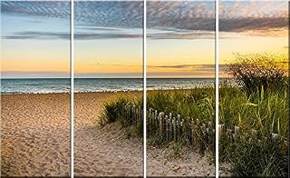 Beach Sunrise 4 Piece Canvas Wall Art. Grand Bend Photography Print.