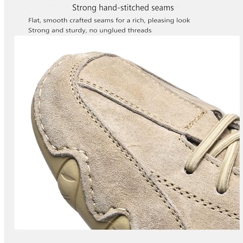 Men's Casual Comfort Barefoot Walking Shoes Fashionable Suede Lightweight Anti Slip Minimalist Sports Shoes3