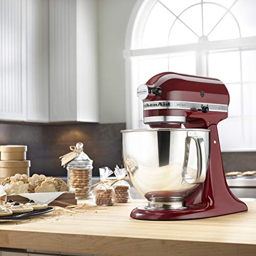 Image of KitchenAid KSM150PSGC Artisan Series 5-Qt. Stand Mixer with Pouring Shield - Gloss Cinnamon