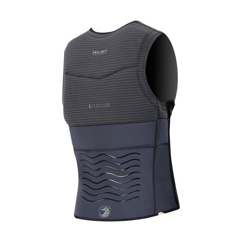 Prolimit Vest Predator Half Padded Sidezip, Farbe:Black, Größe:M
