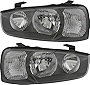 Gold Shrine For Hyundai Elantra Headlights Lamps Set 2001 2002 2003 Halogen Driver and Passenger Side