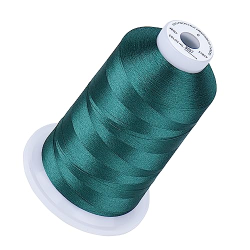 Image of Simthread 5000M 40WT Polyester Embroidery Thread, S057 | 5000M 40WT polyester thread feeds smoothly for machine embroidery, monograms, logos, patches and quilting.