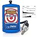 DigiVac Bullseye Precision Gauge, Portable Hands-Free Vacuum Gauge, Measures in 12 Vacuum Units (inches of Hg, Torr, mbar) BPG Blue 0.125