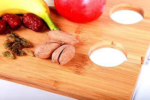 Inno Stage Portable Picnic Table With Bottle And Glass Holder, Folding Beach Wine Snacks Tray For 4 Persons Outdoor Camping #TOP7