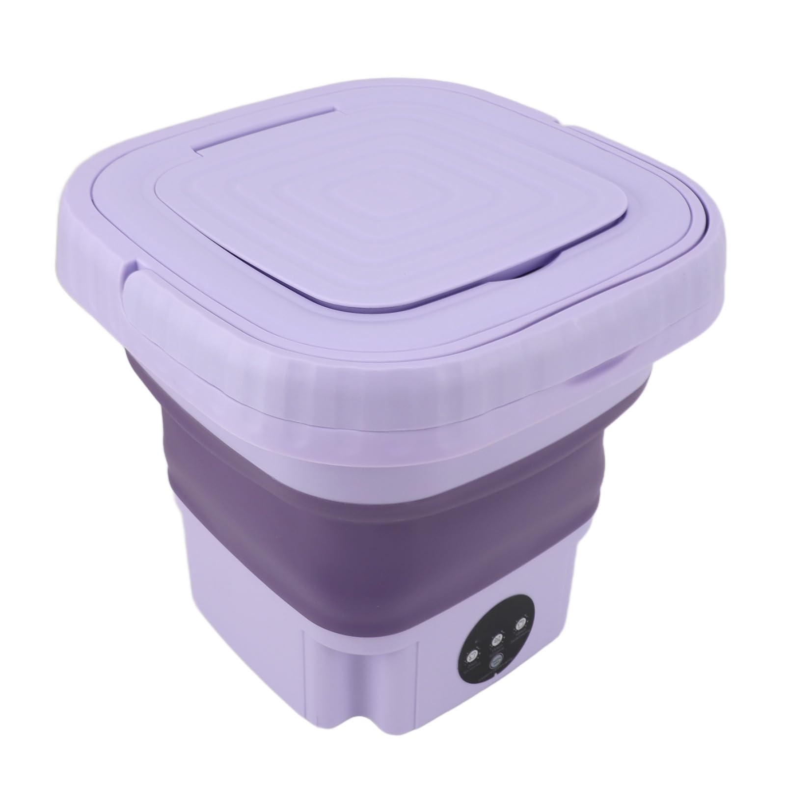 Lavadora Portátil, Potente Quitamanchas Automático de ABS y PP 11L 110 a 240V, Mini Cubo con Manguera de Drenaje para RVs (Enchufe europeo)