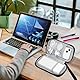Kabeltasche, Kabeltasche Organizer, Drahtbinder Kabelorganizer Tasche, Universal Kabel Organizer, Multifunktional Reise Zubehör, für Ladekabel Powerbank (Schwarz)